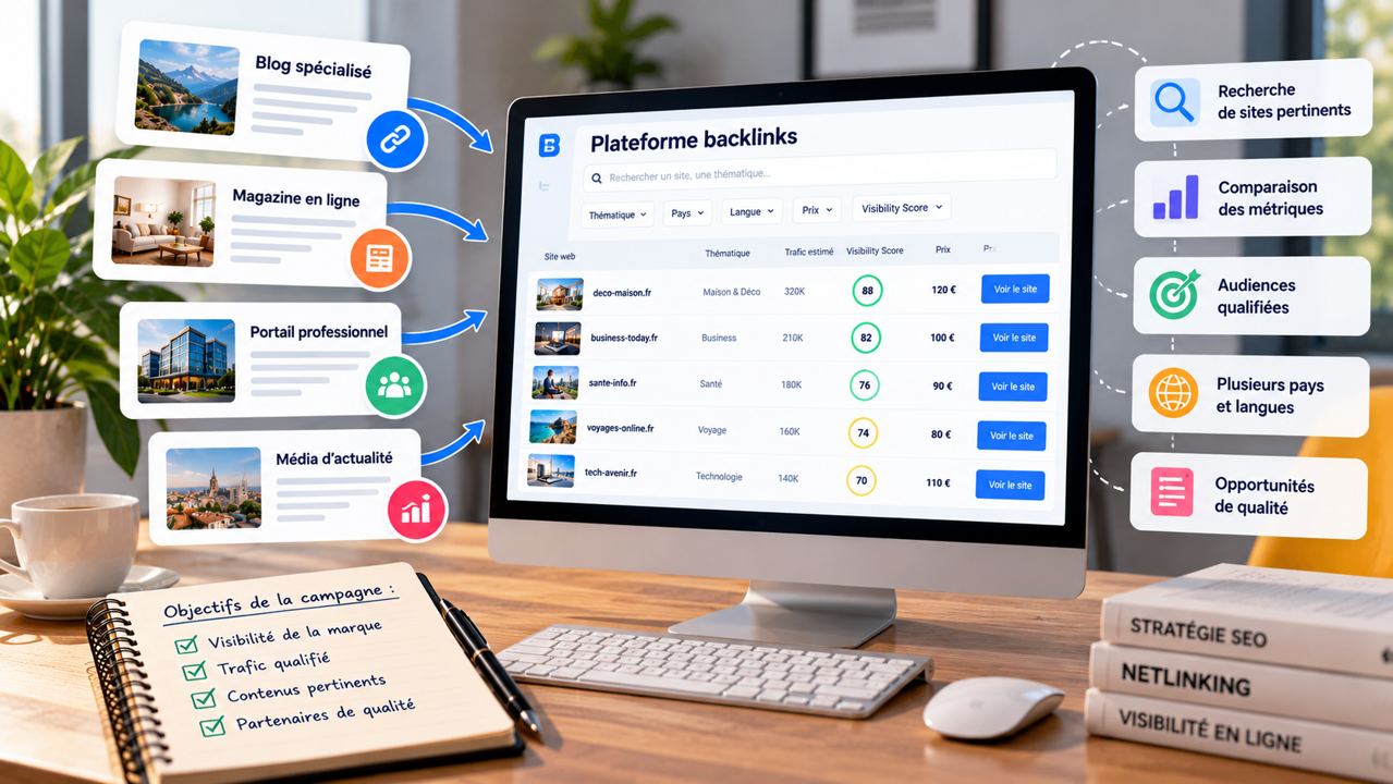 Plateforme backlinks : comment identifier les bonnes opportunités pour votre référencement